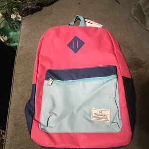 Wander Pink and Blue Kids Backpack